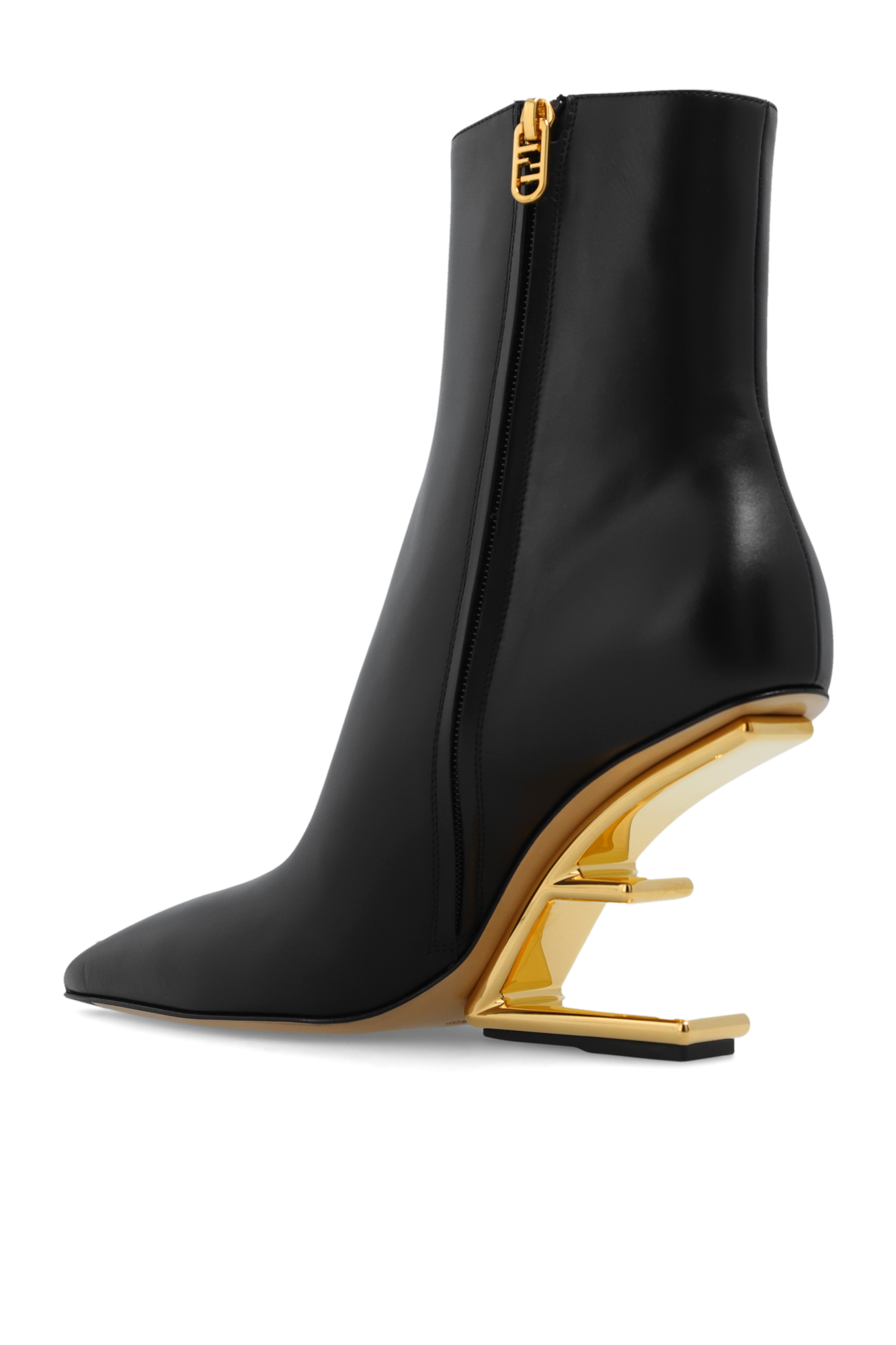 Fendi black and hot sale white boots